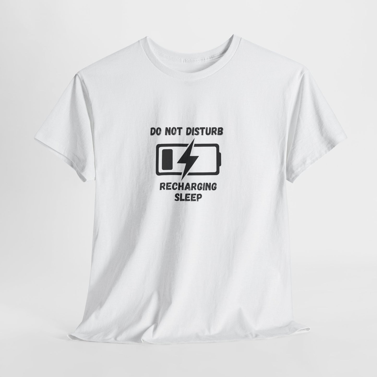 funny Recharging sleep meme t-shirt