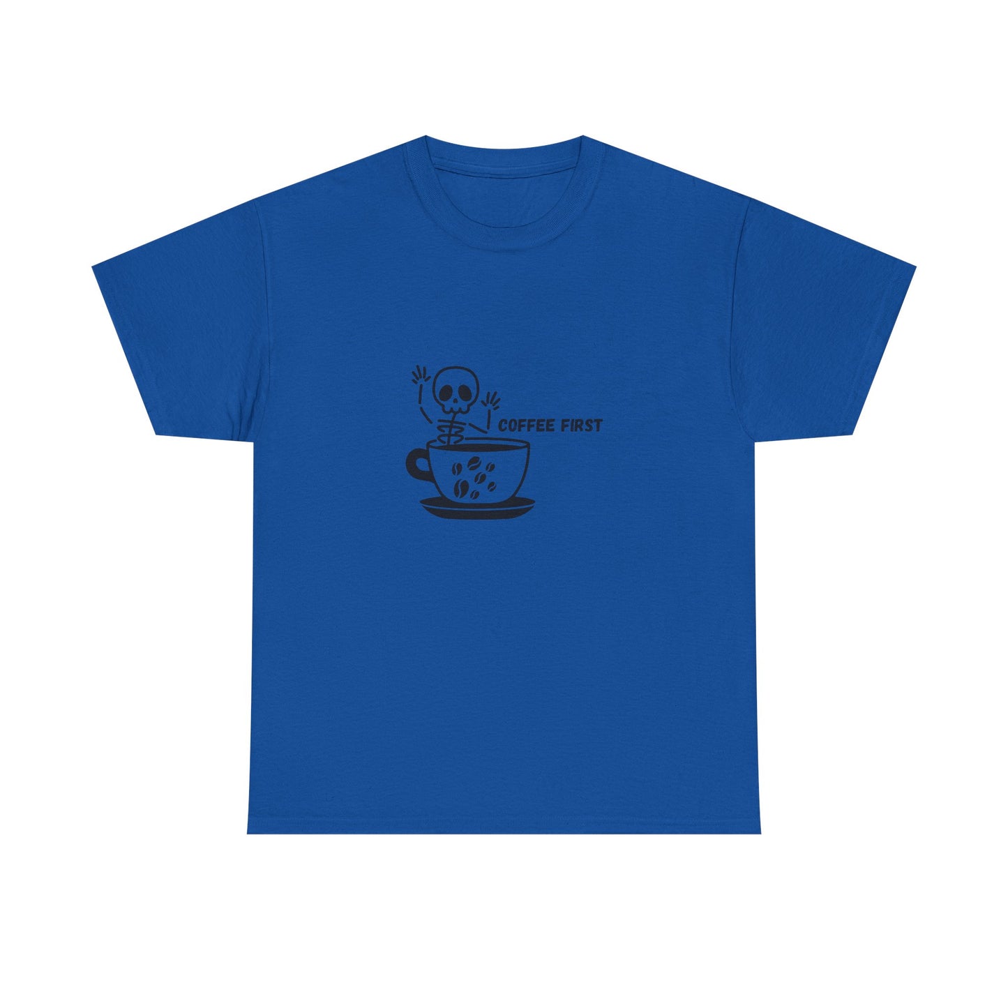 Coffee First Skeleton t-shirt