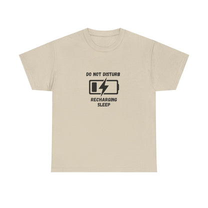 funny Recharging sleep meme t-shirt