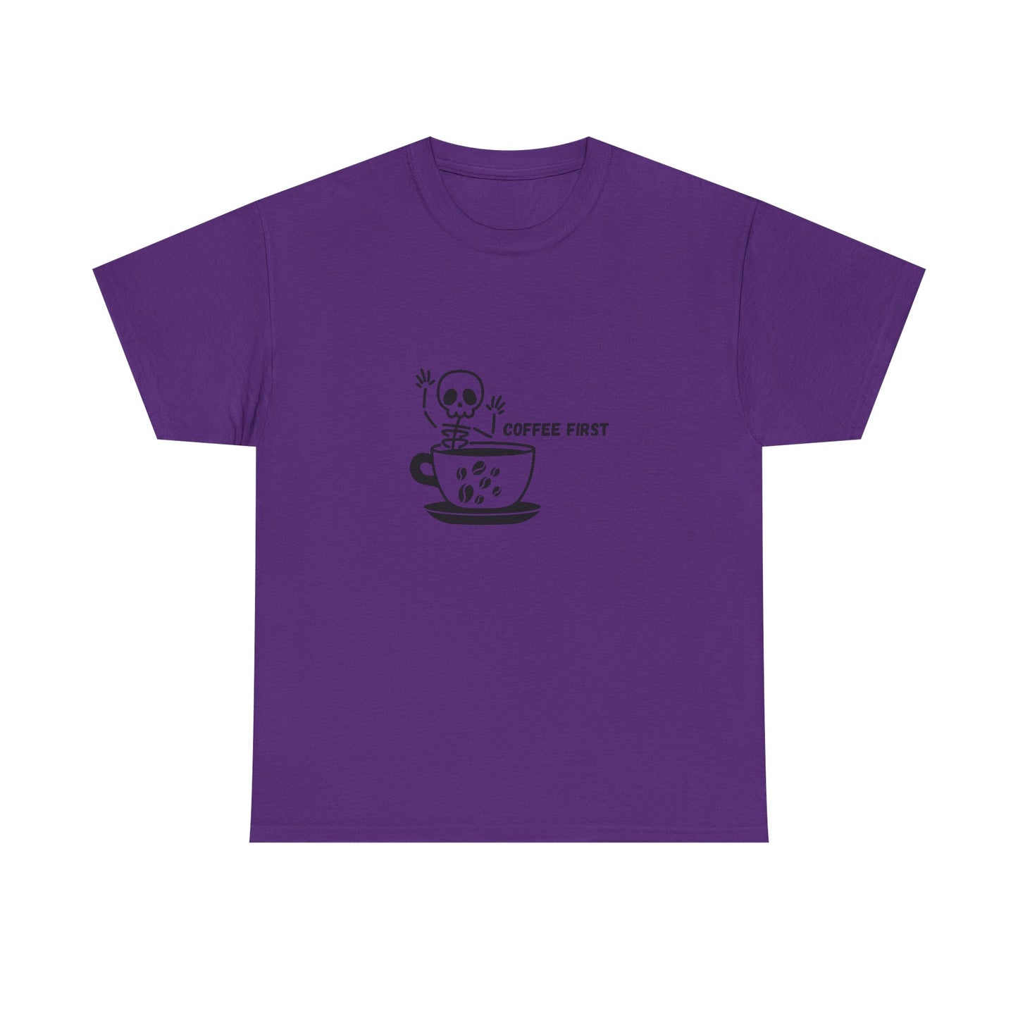 Coffee First Skeleton t-shirt