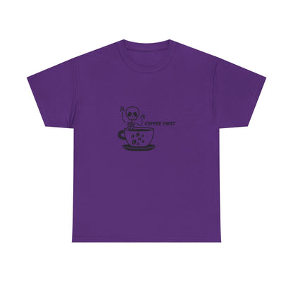 Coffee First Skeleton t-shirt