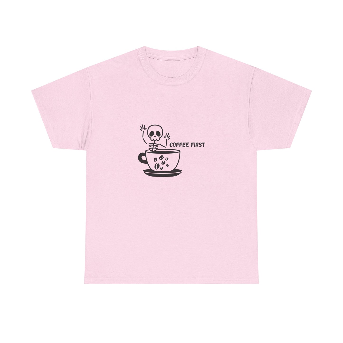 Coffee First Skeleton t-shirt